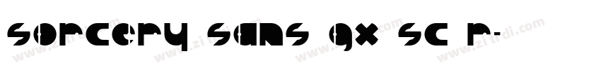Sorcery Sans GX SC R字体转换